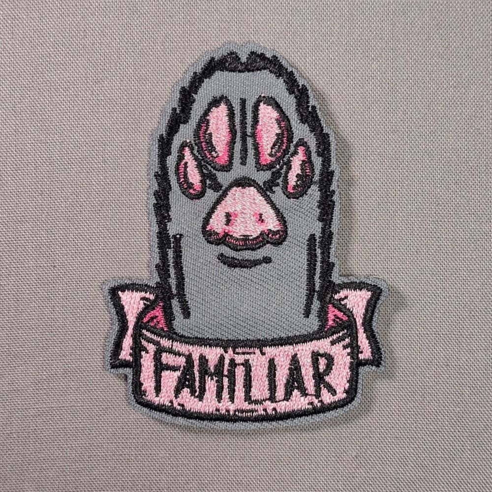 Familiar Cat Paw Iron On Patch